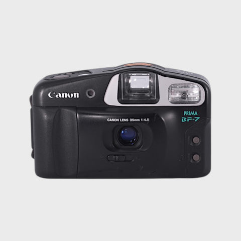Canon Prima BF-7 35mm Point & Shoot Film Camera with 35mm f4.5 Lens