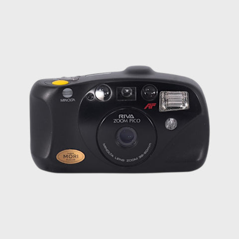 Minolta Riva Zoom Pico 35mm Point & Shoot Film Camera with Minolta 38-60mm Lens