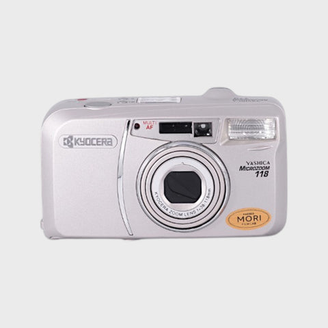 Kyocera Yashica Microzoom 118 35mm point & shoot film camera with 38-118mm zoom lens