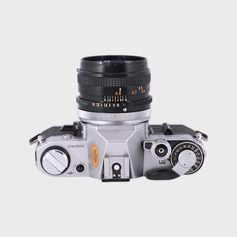 Canon AE-1 35mm SLR film camera with 50mm f1.8 lens