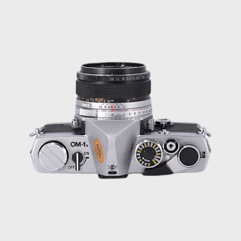 Olympus OM-1N 35mm SLR Film Camera with 50mm f1.8 Lens