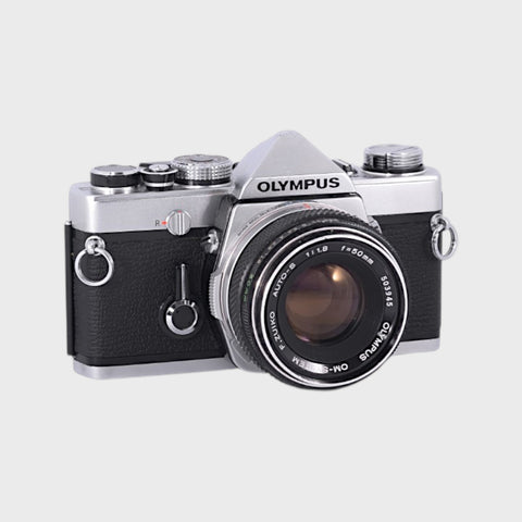 Olympus OM-1 35mm SLR Film Camera with 50mm f1.8 Lens