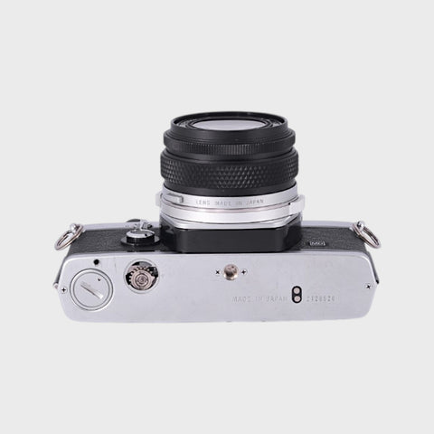 Olympus OM-1N 35mm SLR Film Camera with 28mm f3.5 Lens
