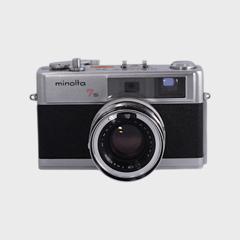 Minolta Hi-Matic 7S 35mm Rangefinder film camera with 45mm f1.8 lens