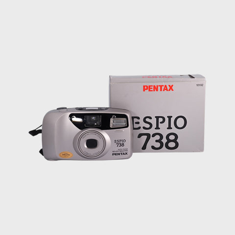 Pentax Espio 738 35mm Point & Shoot film camera with 38-70mm zoom lens