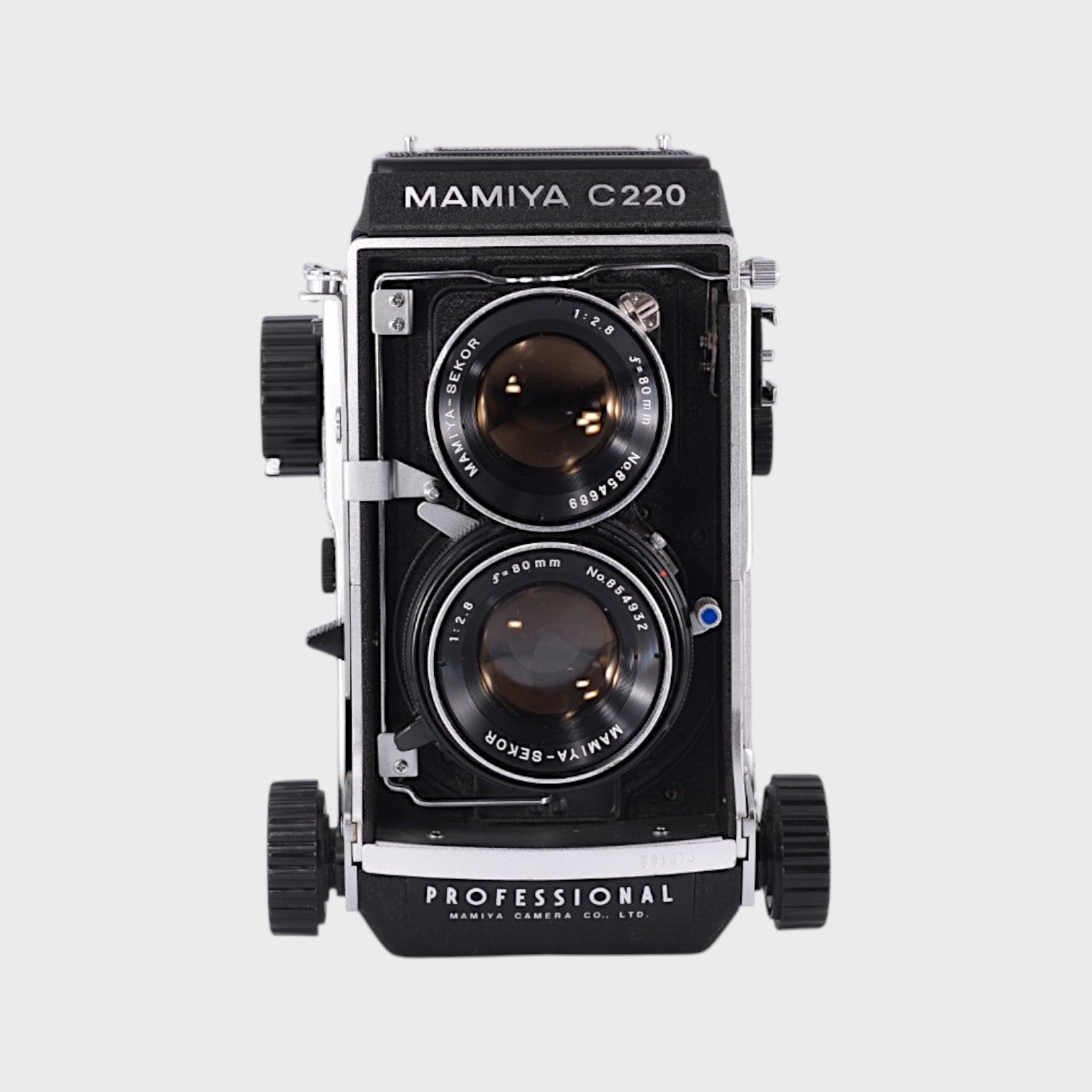 Mamiya C220 Medium Format TLR film camera with 80mm f2.8 lens