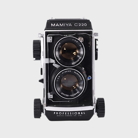 Mamiya C220 Medium Format TLR film camera with 80mm f2.8 lens