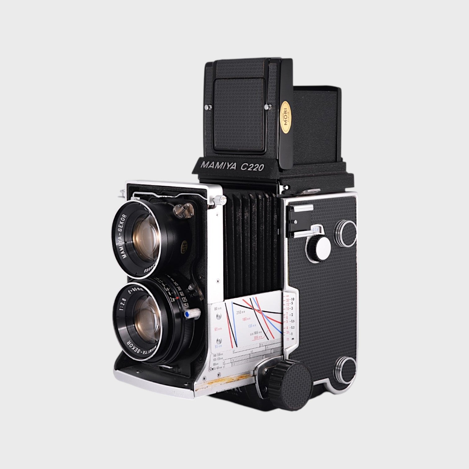 Mamiya C220 Medium Format TLR film camera with 80mm f2.8 lens
