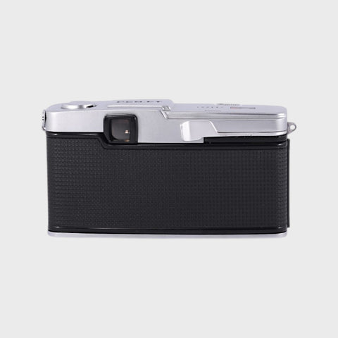 Olympus Pen-F 35mm half-frame SLR film camera with 38mm f1.8 lens