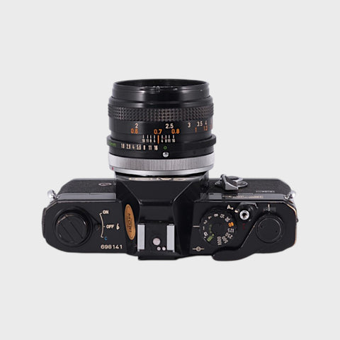 Canon FTb QL 35mm SLR film camera with 50mm f1.8 lens