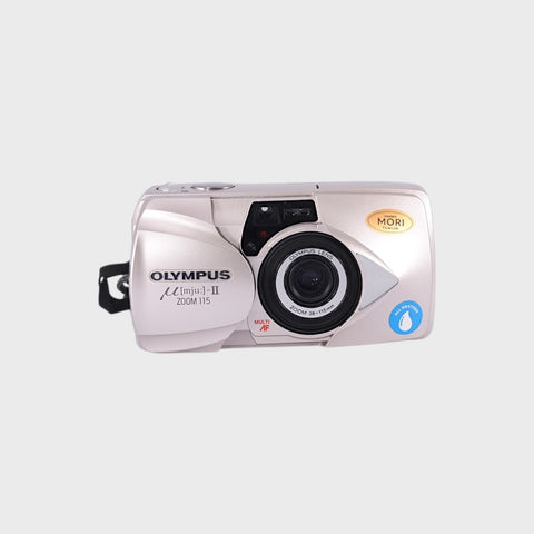 NOS: Olympus Mju-II Zoom 115 35mm Point & Shoot Film Camera with 38-115mm Lens