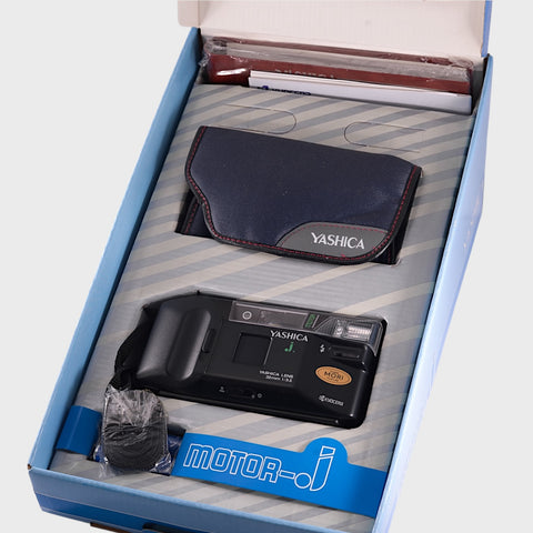 NOS: Yashica J-Motor Kit 35mm Point & Shoot film camera with 32mm f3.5 lens