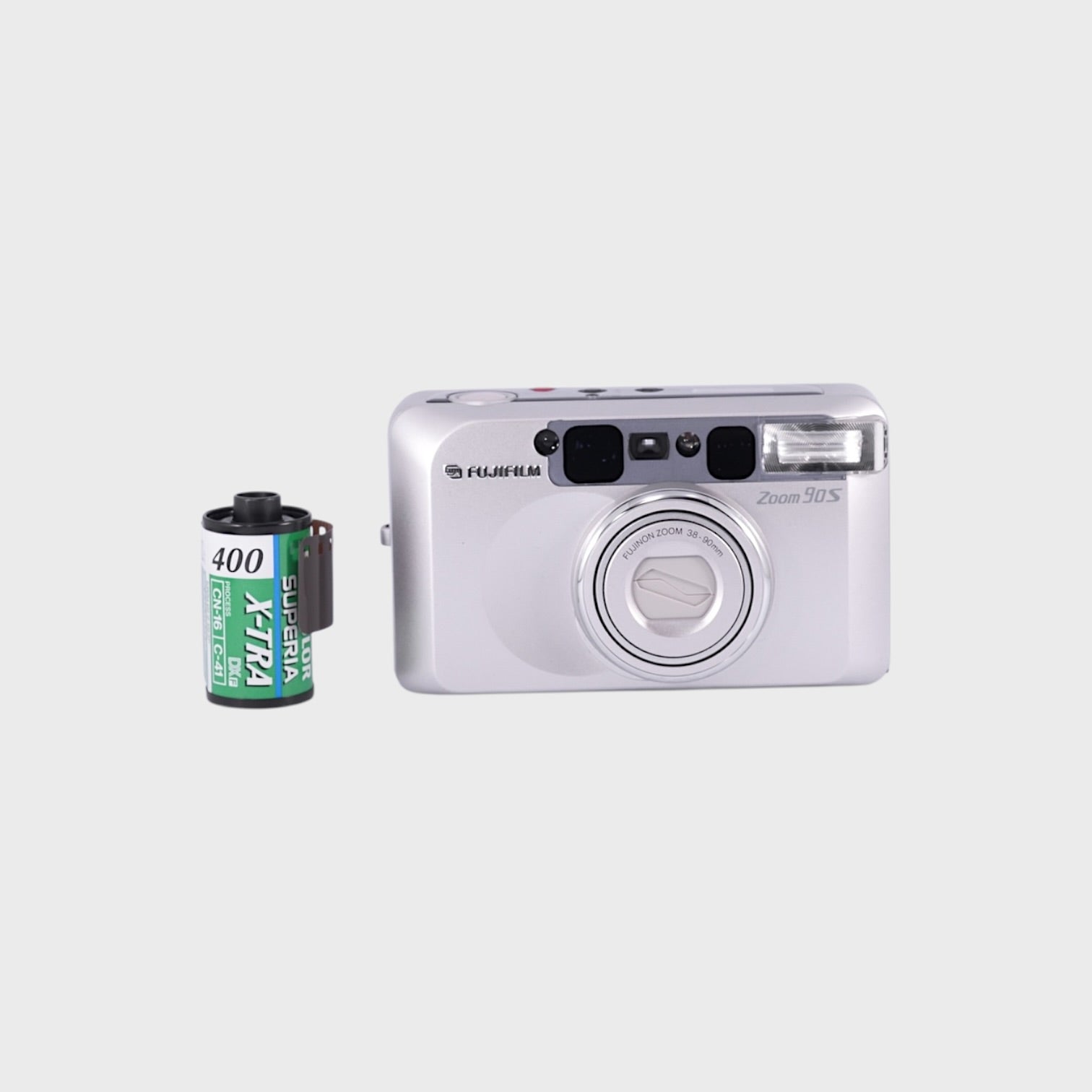 NOS: Fujifilm Zoom 90S 35mm Point & Shoot Film Camera with 38-90mm