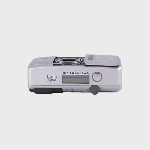 NOS: Konica Lexio 70W 35mm Point & Shoot film camera with 28-70mm lens