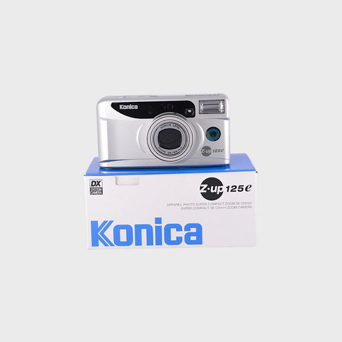 NOS: Konica Z-up 125e 35mm Point & Shoot film camera with 38-125mm lens