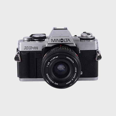 Minolta XG-M 35mm SLR Film Camera with 35mm f2.8 Lens