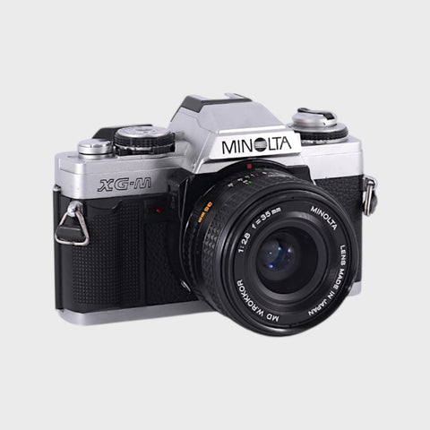 Minolta XG-M 35mm SLR Film Camera with 35mm f2.8 Lens
