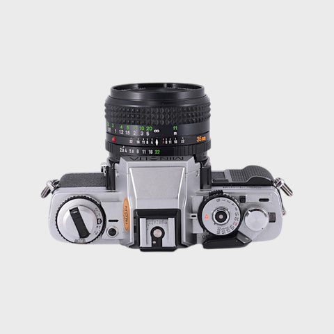 Minolta XG-M 35mm SLR Film Camera with 35mm f2.8 Lens
