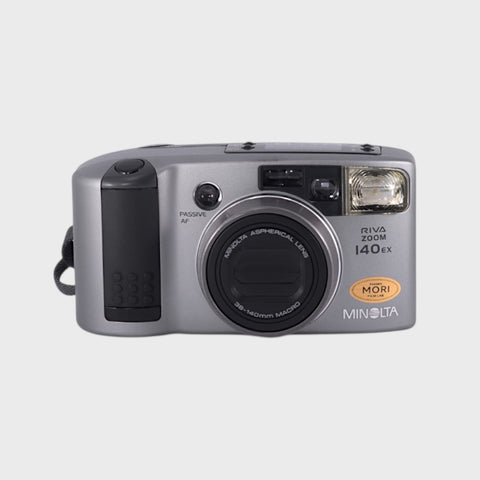 Minolta Riva Zoom 140EX 35mm Point & Shoot Film Camera with 38-140mm Lens
