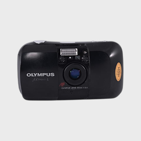 Olympus Mju I 35mm point & shoot film camera with 35mm f3.5 lens