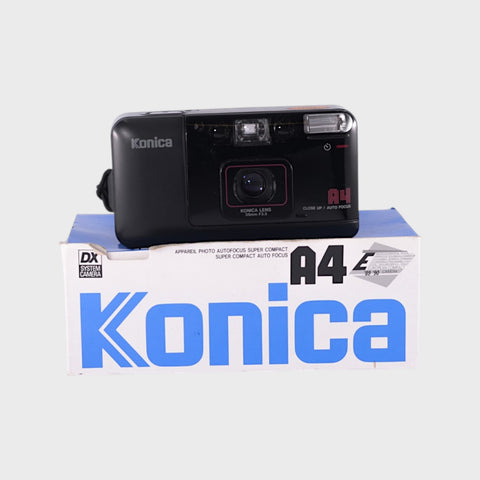 Boxed: Konica A4 35mm Point & Shoot Film Camera with 35mm f3.5 Lens