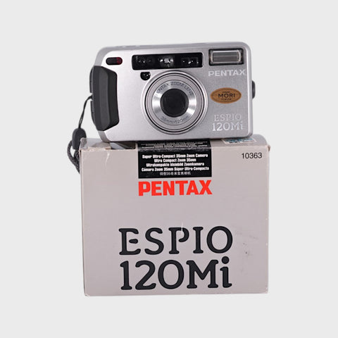 Boxed: Pentax Espio 120Mi 35mm Point & Shoot film camera with 38-120mm zoom lens