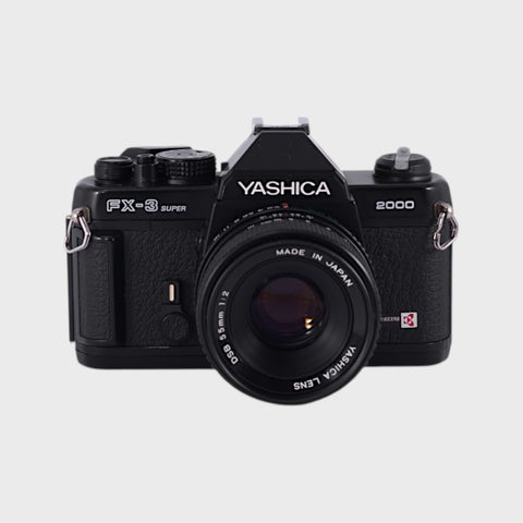 Yashica FX-3 Super 2000 35mm SLR film camera with 55mm f2 lens