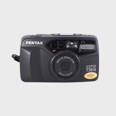 Pentax Espio 738G 35mm Point & Shoot film camera with 38-70mm zoom lens