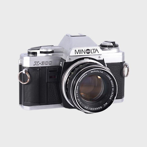 Minolta X-300 35mm SLR Film Camera with 55mm f1.7 Lens