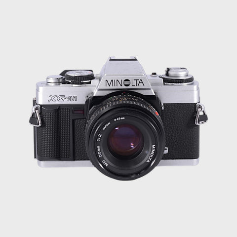 Minolta XG-M 35mm SLR Film Camera with 50mm f2 Lens