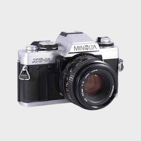 Minolta XG-M 35mm SLR Film Camera with 50mm f2 Lens
