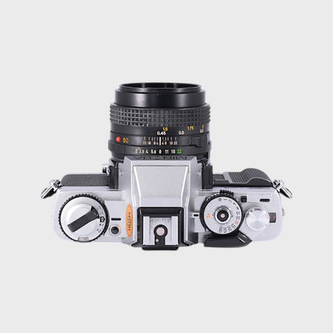 Minolta XG-M 35mm SLR Film Camera with 50mm f2 Lens