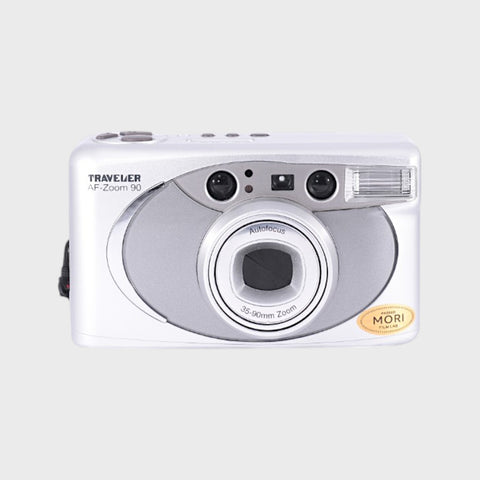 Traveler AF-Zoom 90 35mm Point-and-Shoot Film Camera with 35-90mm Zoom Lens