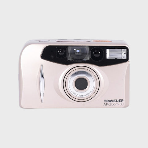 Traveler AF-Zoom 80 35mm Point & Shoot Film Camera with 35-80mm Zoom Lens
