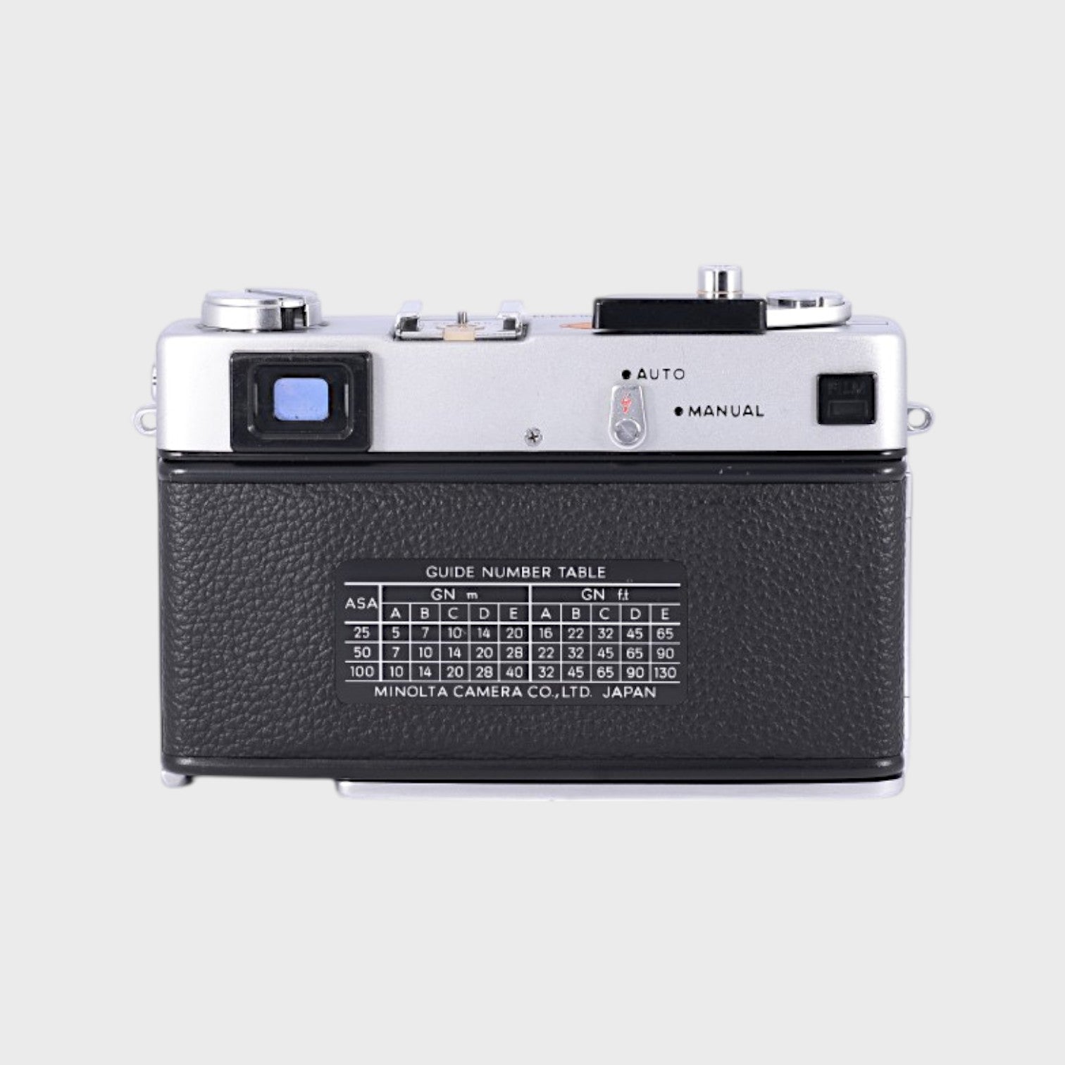 Minolta Hi-Matic E 35mm Rangefinder film camera with 40mm f1.7