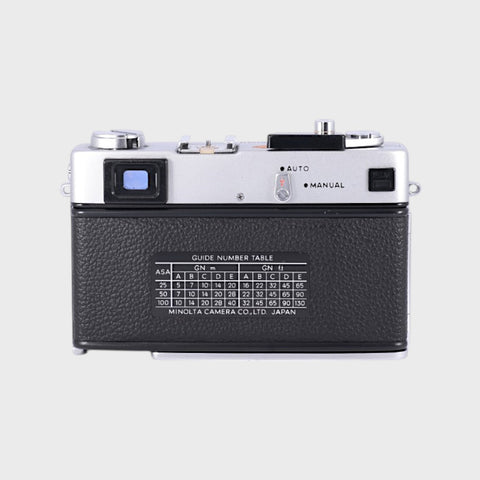 Minolta Hi-Matic E 35mm Rangefinder film camera with 40mm f1.7 lens
