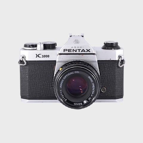 Pentax K1000 35mm SLR film camera with 50mm f2 lens