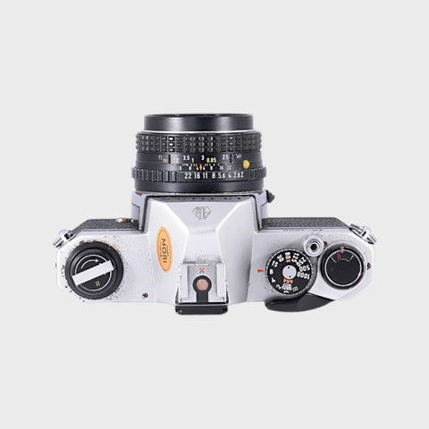 Pentax K1000 35mm SLR film camera with 50mm f2 lens