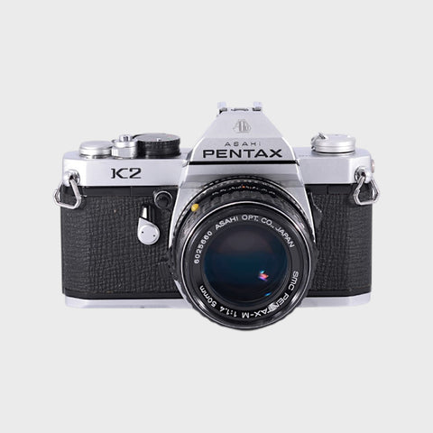 Pentax K2 35mm SLR film camera with 50mm f1.4 lens