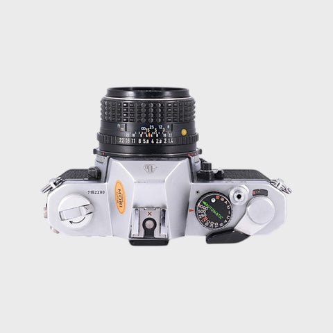 Pentax K2 35mm SLR film camera with 50mm f1.4 lens