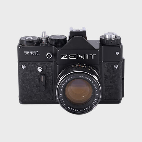 Zenit TTL 35mm SLR Film Camera with 55mm f1.8 Lens