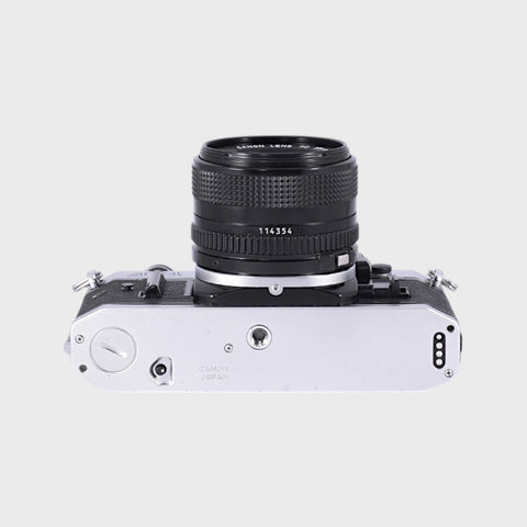 Canon AE-1 Program 35mm SLR film camera with 35mm f2.8 lens
