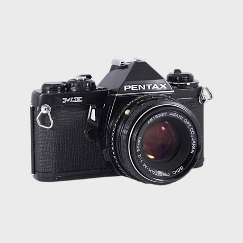 Pentax ME 35mm SLR film camera with 50mm f2 lens