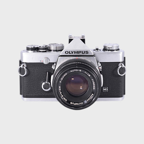 Olympus OM-1 35mm SLR Film Camera with 50mm f1.8 Lens