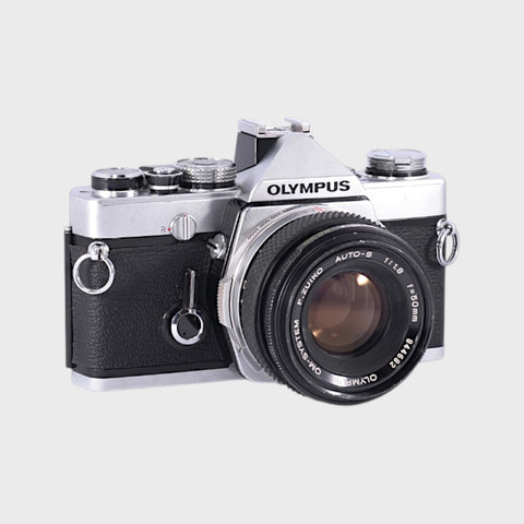 Olympus OM-1 35mm SLR Film Camera with 50mm f1.8 Lens