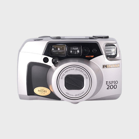 Pentax Espio 200 35mm Point & Shoot film camera with 48-200mm zoom lens