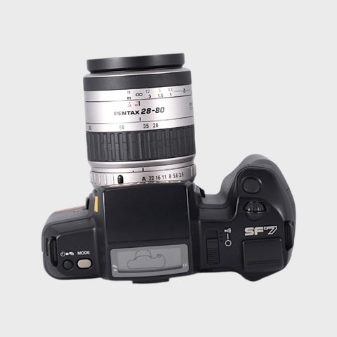 Pentax SF7 35mm SLR film camera with 28-80mm f3.5-5.6 lens