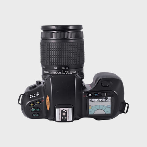 Nikon F70 35mm SLR film camera with 28-80mm lens