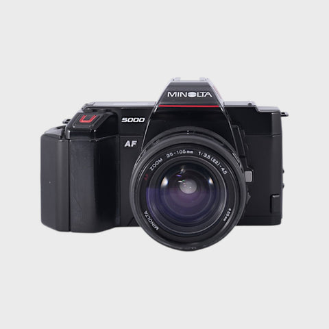 Minolta 5000 AF 35mm SLR film camera with 35-105mm lens
