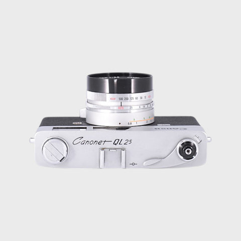 Canon Canonet QL25 35mm Rangefinder film camera with 45mm f2.5 lens